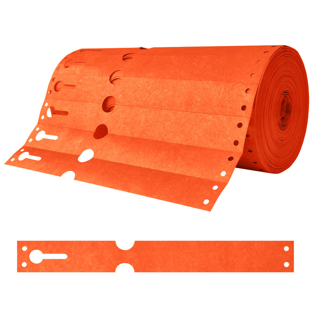 Loop lock labels 220x25,4mm Tyvek, Orange